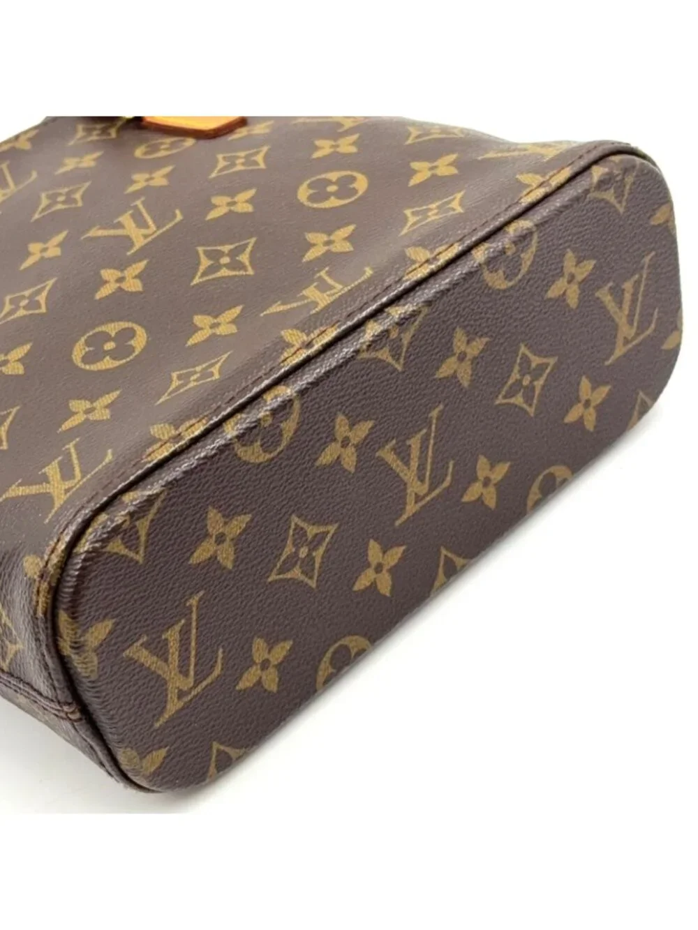 Louis Vuitton Vavin PM Monogram Leather Brown Light Handbag Gold